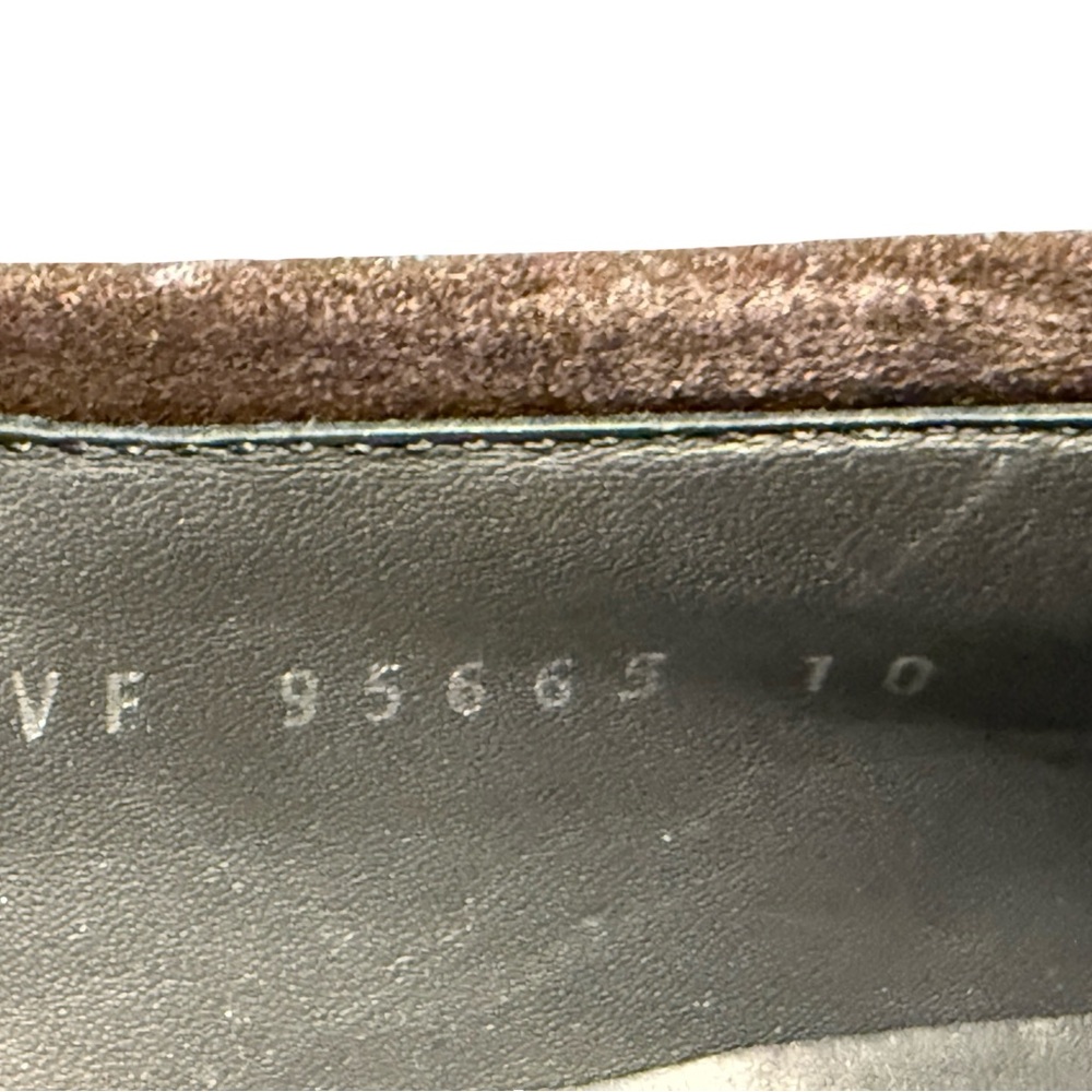 Salvatore Ferragamo Dark Brown Suede Loafers - Picture 3 of 6
